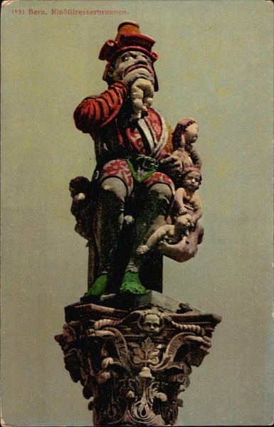 Bern. Kindlifresserbrunnen Vorderseite
