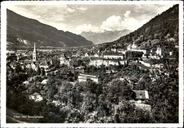 Chur mit Scesaplana Vorderseite
