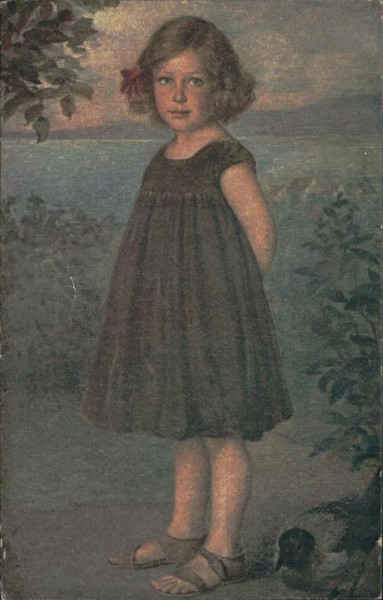 Otto Ploeger, Lottchen auf dem Krähenberg Vorderseite