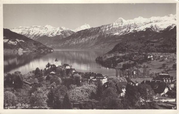 Spiez am Thunersee Vorderseite