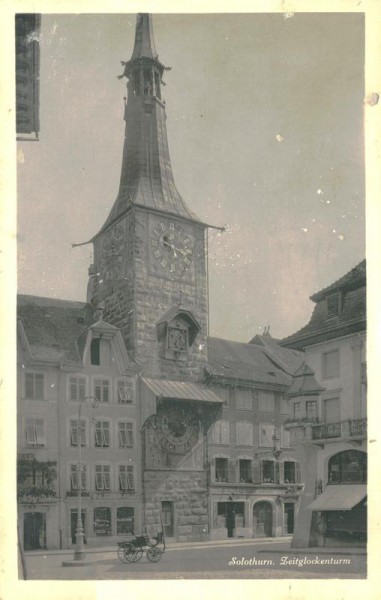 Solothurn, Zeitglockenturm Vorderseite