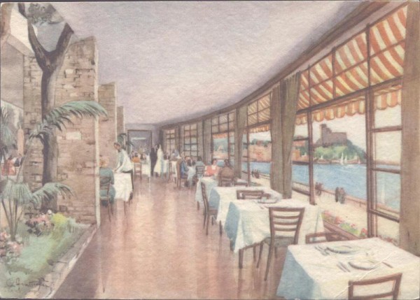 La Spezia, Albergo Ristorante "Shelley e delle Palme" Lerici Vorderseite