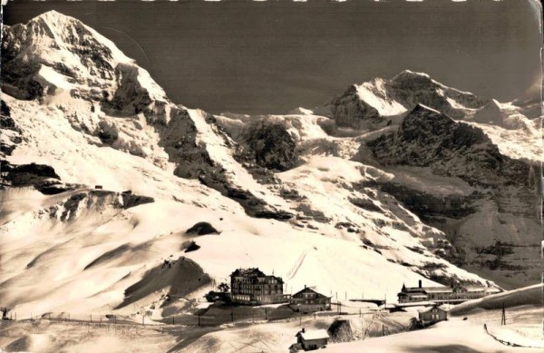 Kleine Scheidegg. Mönch und Jungfrau Vorderseite
