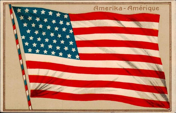 Amerika - Flagge Vorderseite