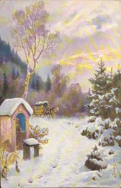 Kutsche im Schnee