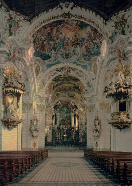 Stiftskirche Einsiedeln Vorderseite