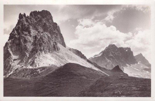 Kirchlispitzen und Drusenfluh, Lüneregg Vorderseite