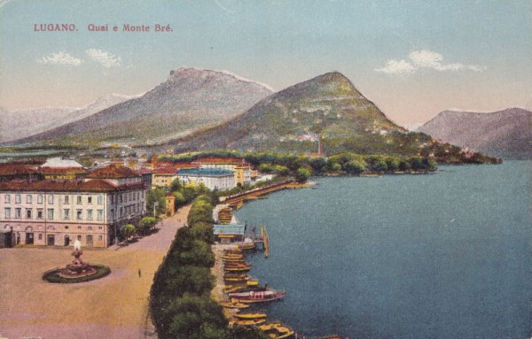 Lugano, Quai e Monte Bré