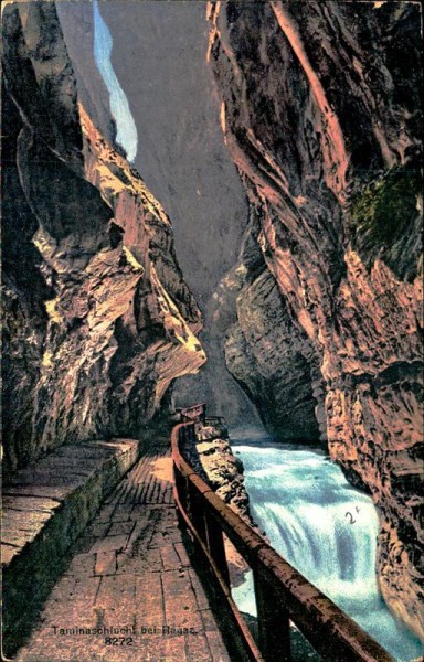 Ragaz, Taminaschlucht Vorderseite
