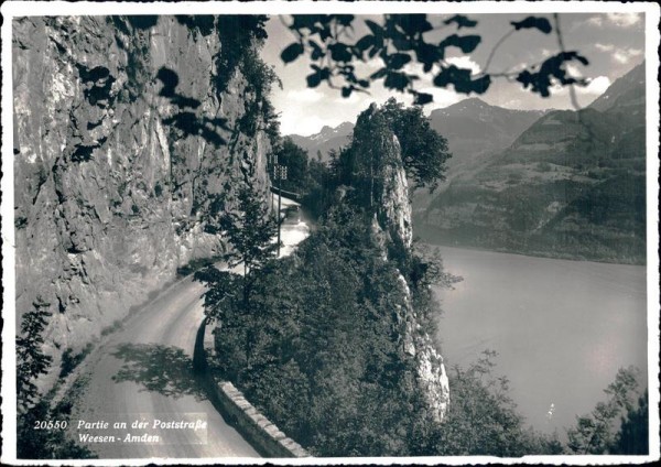 Weesen-Amden, Partie an der Poststrasse Vorderseite