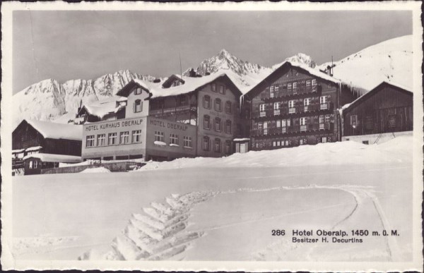 Hotel Oberalp 1450 m