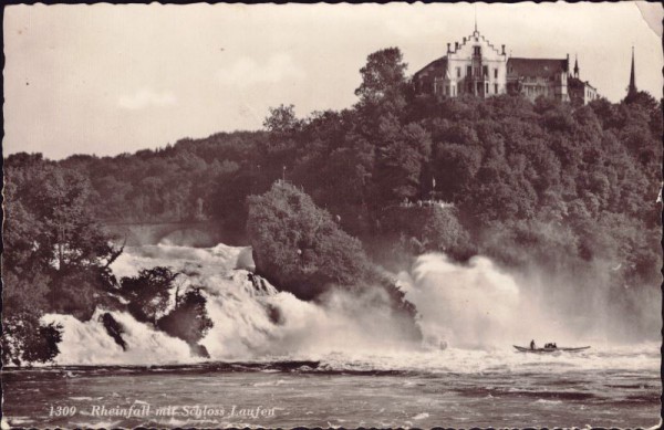 Rheinfall mit Schloss Laufen