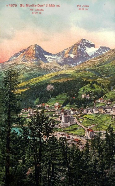St.Moritz, Dorf Vorderseite