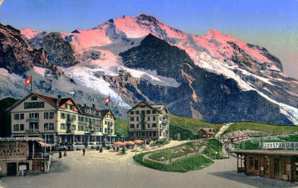 Kleine Scheidegg, Jungfraubahn Vorderseite