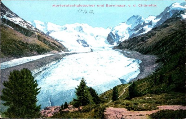 Morteratschgletscher Vorderseite