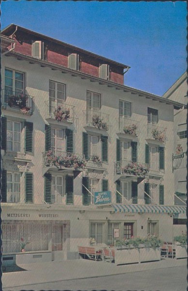 Interlaken,  Hotel-Restaurant Bären Vorderseite