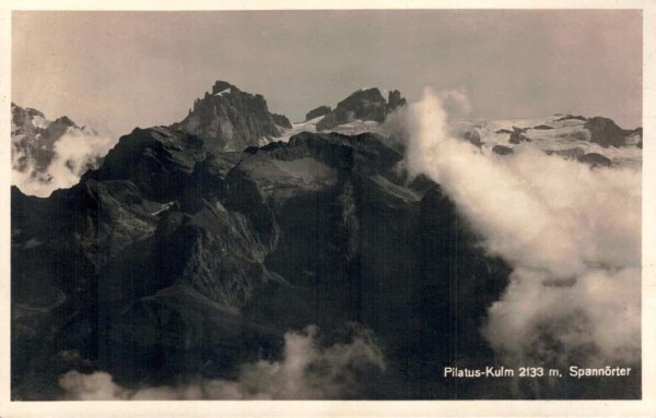 Pilatus- Kulm, Spannörter Vorderseite