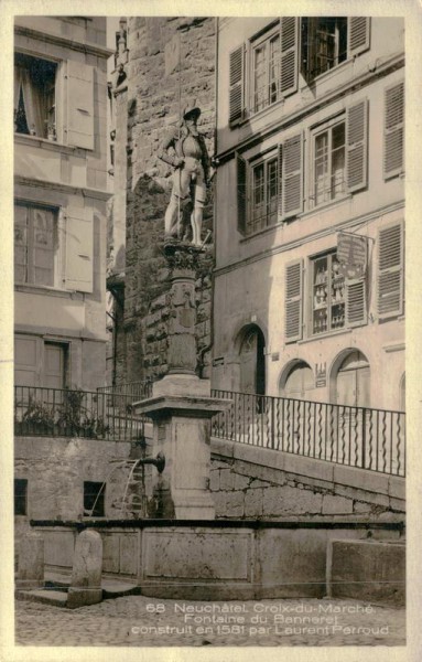 Neuchatel, Croix-du-Marché Vorderseite
