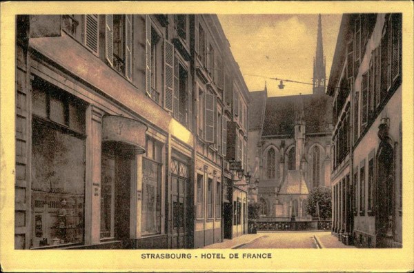Strassbourg - Hotel de France Vorderseite