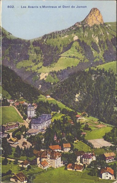 Les Avants s/Montreux et Dent de Jaman Vorderseite
