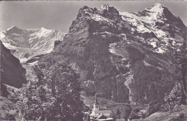 Grindelwald. Fiescherhörner und Eiger
