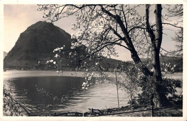Lugano e Mte. San Salvatore risto dal giardino pubblico Vorderseite