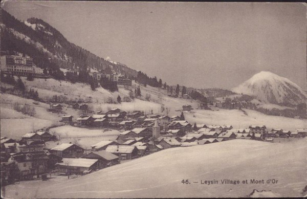 Leysin Village et Mont d'Or