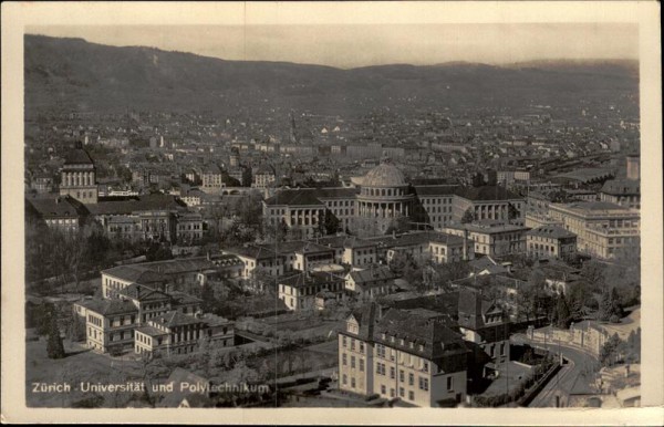 Zürich - Universität und Polytechnikum Vorderseite