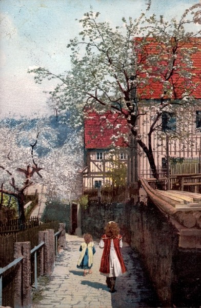 Kinder in der Gasse. 1903