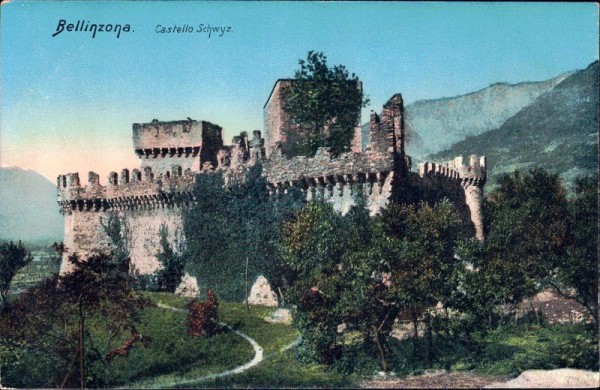 Castello Schwyz (Bellinzona) Vorderseite