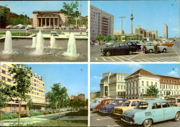 Berlin - Hauptstadt der DDR Vorderseite