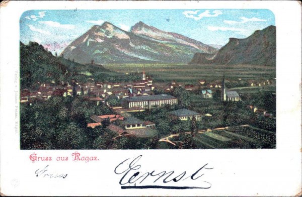 Gruss aus Ragaz Vorderseite
