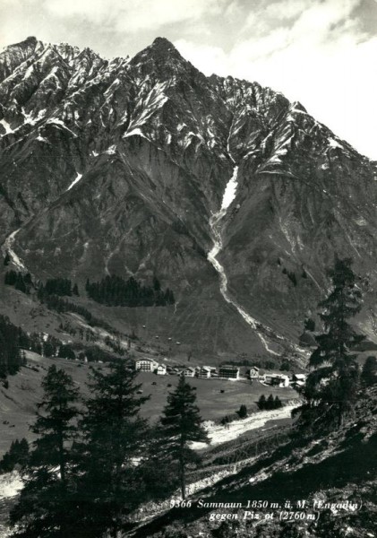 Samnaun gegen Piz ot Vorderseite