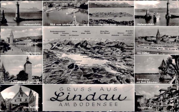 Gruss aus Lindau am Bodensee Vorderseite