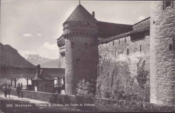Montreux - Château de Chillon, les Tours de Défense