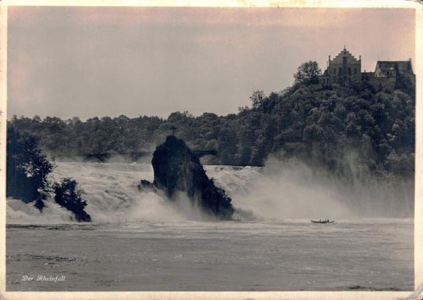 Der Rheinfall Vorderseite