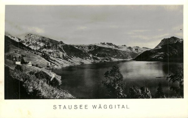 Stausee Wäggital Vorderseite