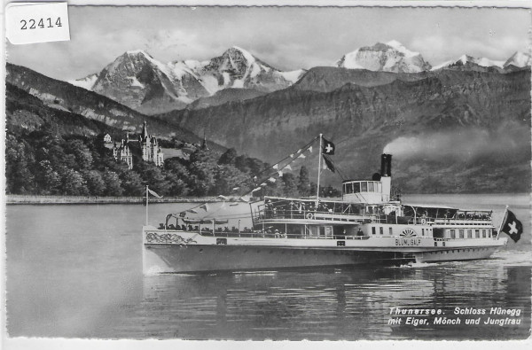 Thunersee - Schloss Hünegg - Dampfschiff Blümlisalp
