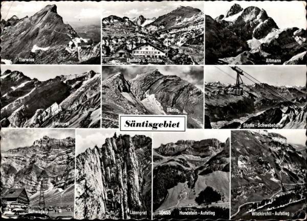 Säntisgebiet Vorderseite