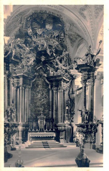 Rheinau, Hochaltar der Klosterkirche Vorderseite