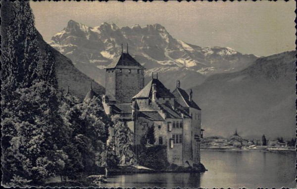 Montreux, Chateau de Chillon et Dents du Midi Vorderseite