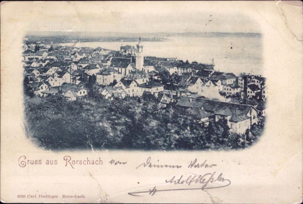 Gruss aus Rorschach. 1898