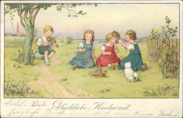 Glückliche Kinderzeit