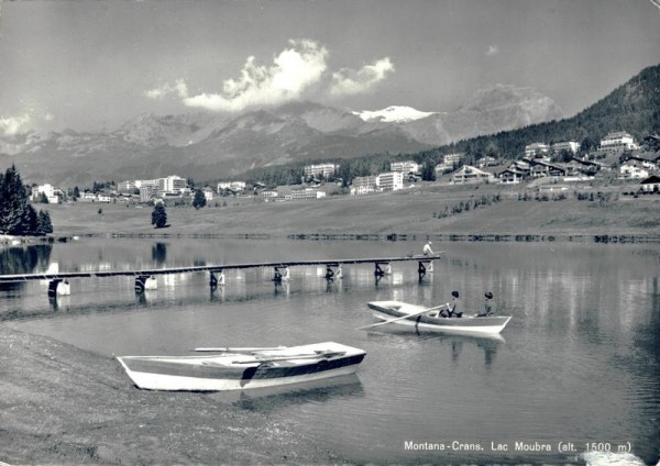 Montana-Crans. Lac Moubra Vorderseite