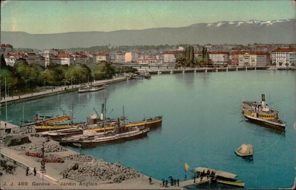 Genève - Jardin Anglais. Vorderseite