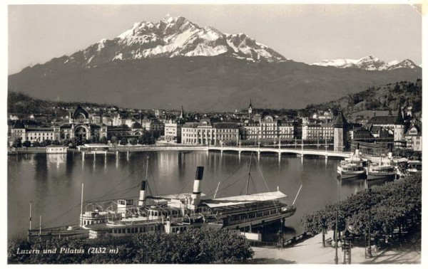 Luzern und Pilatus Vorderseite