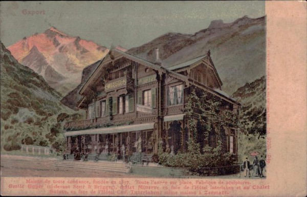 Emil Egger, Interlaken Vorderseite