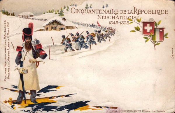 Cinquantenaire de la République Neuchateloise 1848-1898