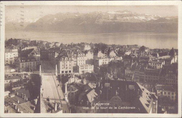 Lausanne - Vue de la tour de la Cathédrale
