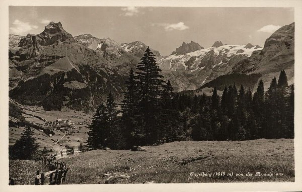 Engelberg von der Arnialp. 1934 Vorderseite